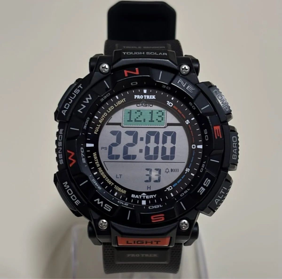 超美品】CASIO PROTREK プロトレック PRG-340-1JF クライマーライン 