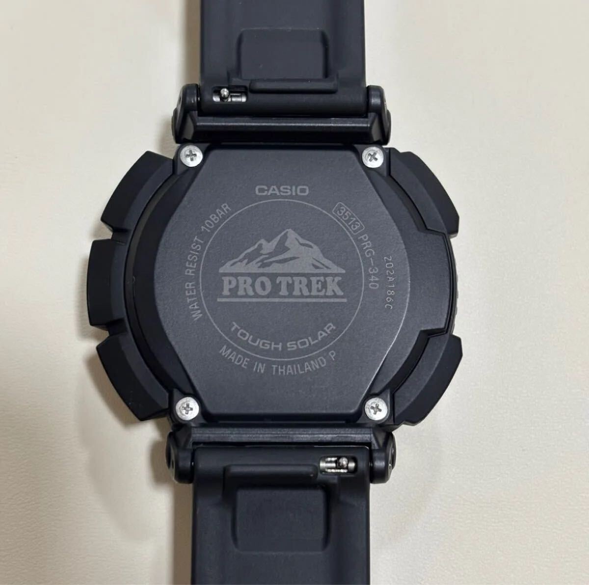 超美品】CASIO PROTREK プロトレック PRG-340-1JF クライマーライン 
