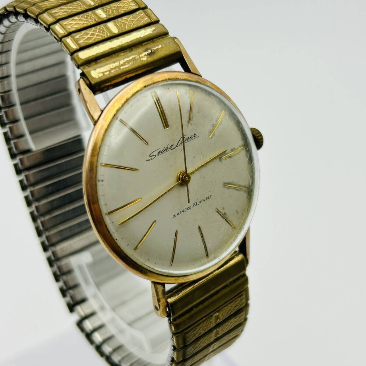 62】1円スタート！ SEIKO Liner セイコー ライナー J14069 21JEWELS 