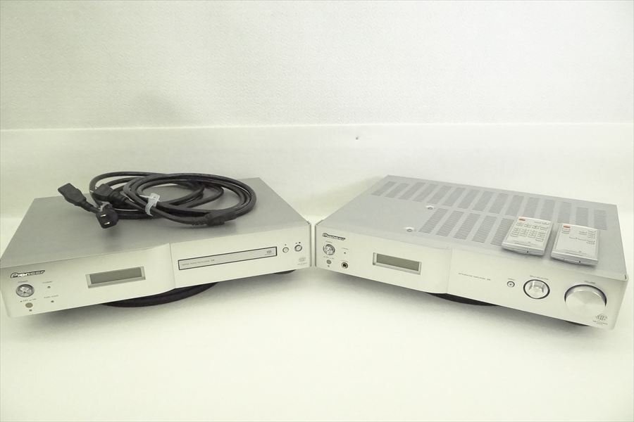 ▽ 1円スタート ▽ PIONEER パイオニア PD-D6 A-A6 CDプレイヤーアンプ