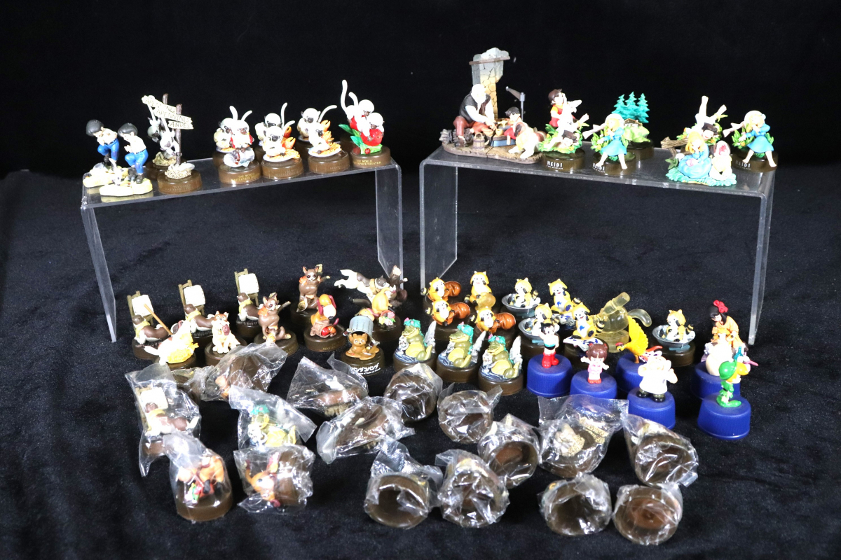 ★ 【未開封品有り】 世界名作劇場 フィギュア＆ボトルキャップまとめ/総重量1㎏ 趣味 ジョレクション 玩具_FFJ_C0130-F03A_1