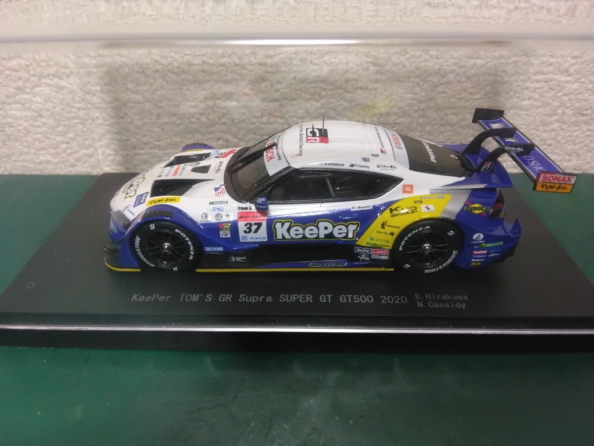 1/43 エブロ KeePer トムス GR スープラ スーパーGT 2020 No.37 【公式 