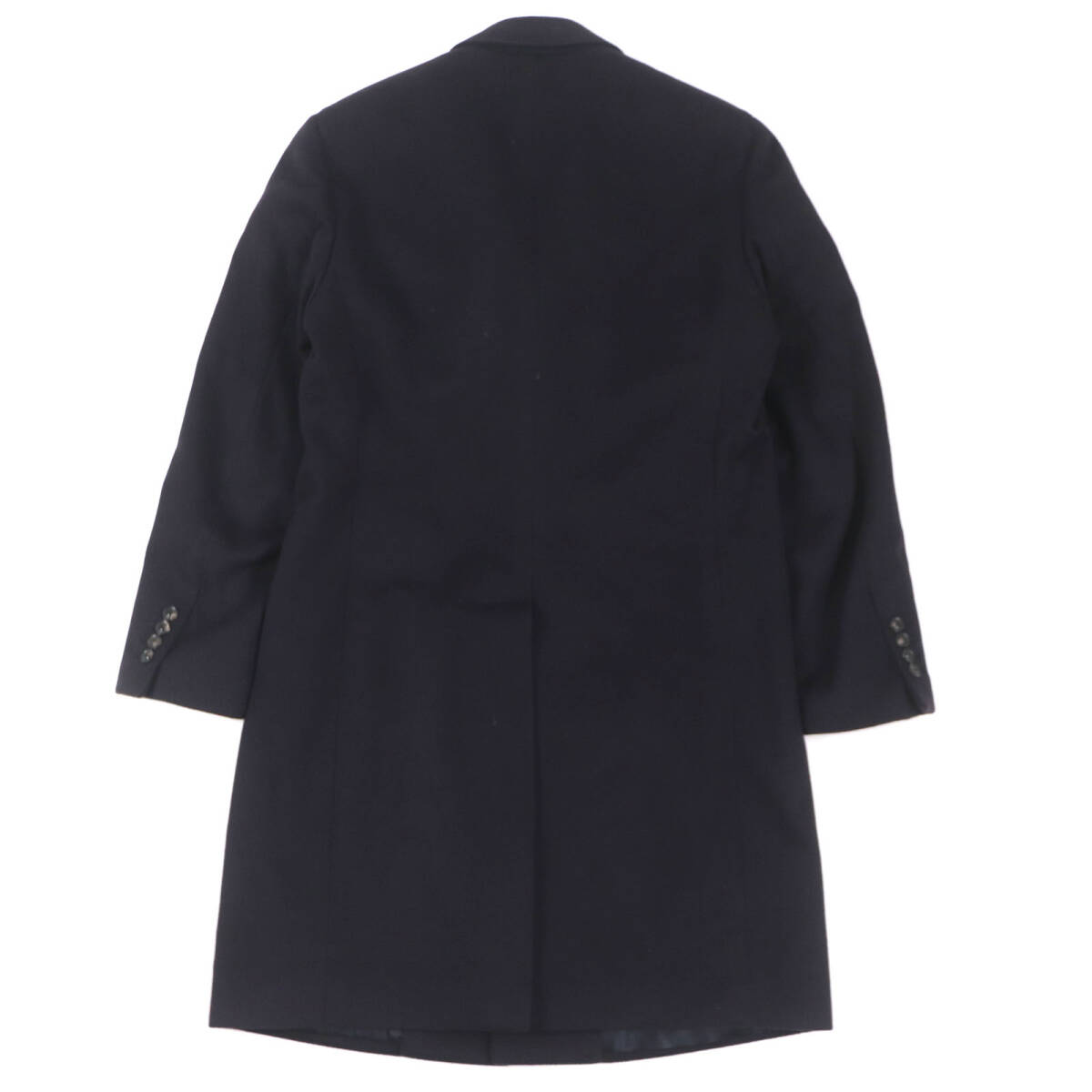 極美品▽LARDINI ラルディーニ ウール100% ブートニエール チェスター 