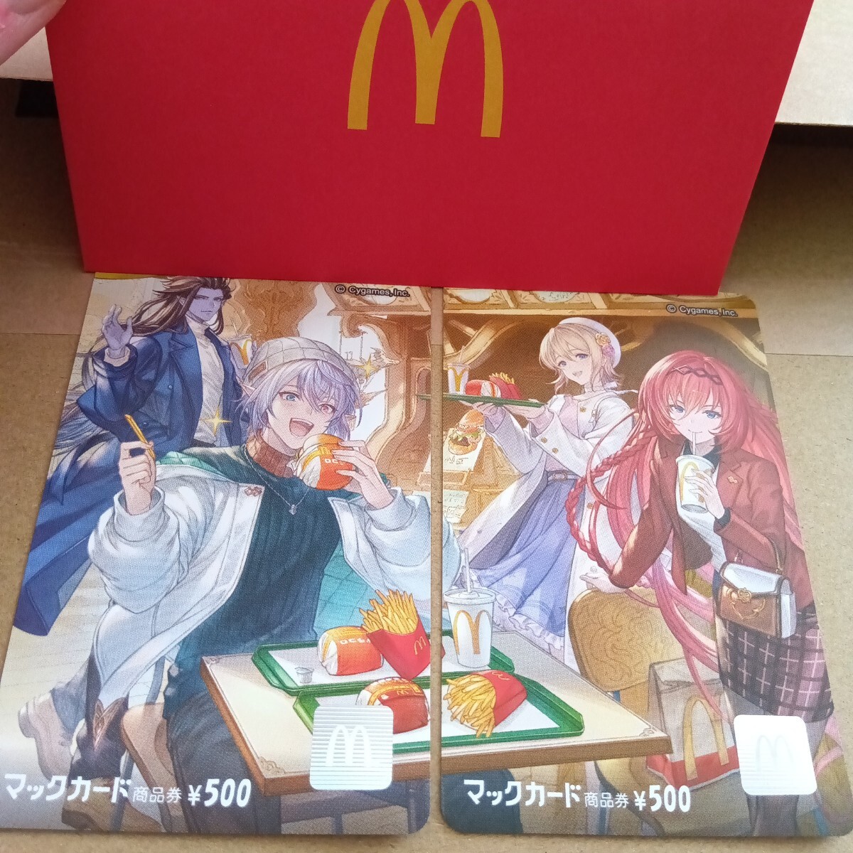 マックカード グランブルーファンタジー マクドナルド コカ・コーラ