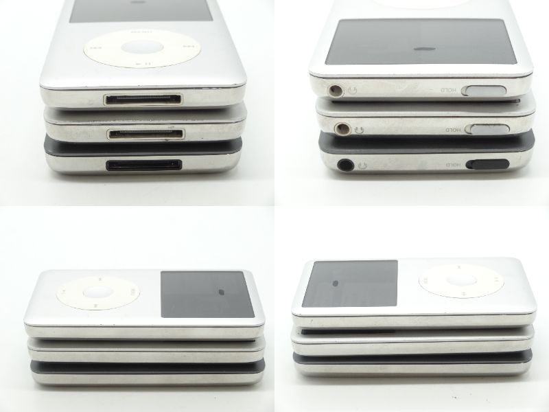 ☆部品取りにぜひ☆#5929 ipod classic 160GB 3個まとめ 1つ動作OK 2つ