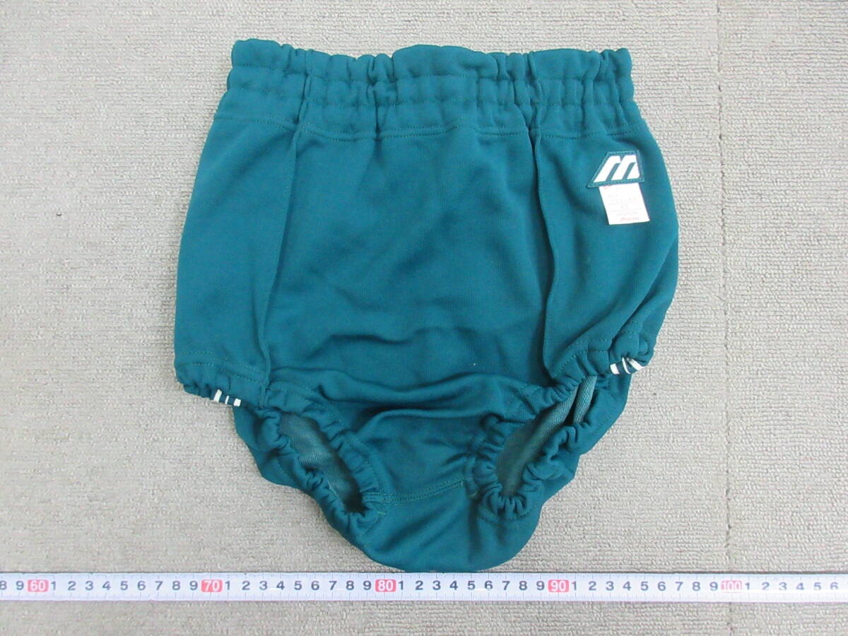 M【2-12】★3 衣料品店在庫品 Mizuno ミズノ 女子ブルマ Mサイズ グリーン×クリーム 緑色 未使用長期保管品 / 体育着 体操着_2