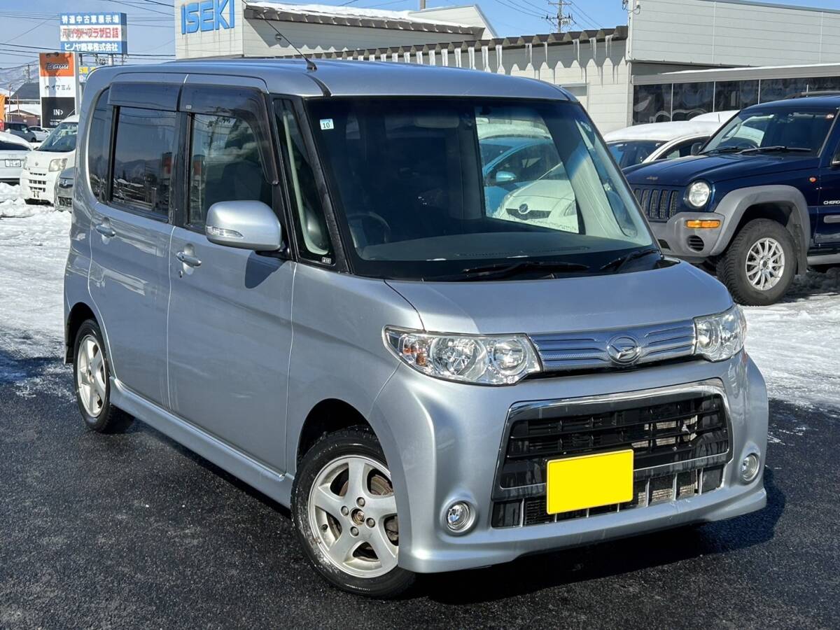 難有】岩手発!! H23 ダイハツ タントカスタムX 4WD AT L385S 車検令和8