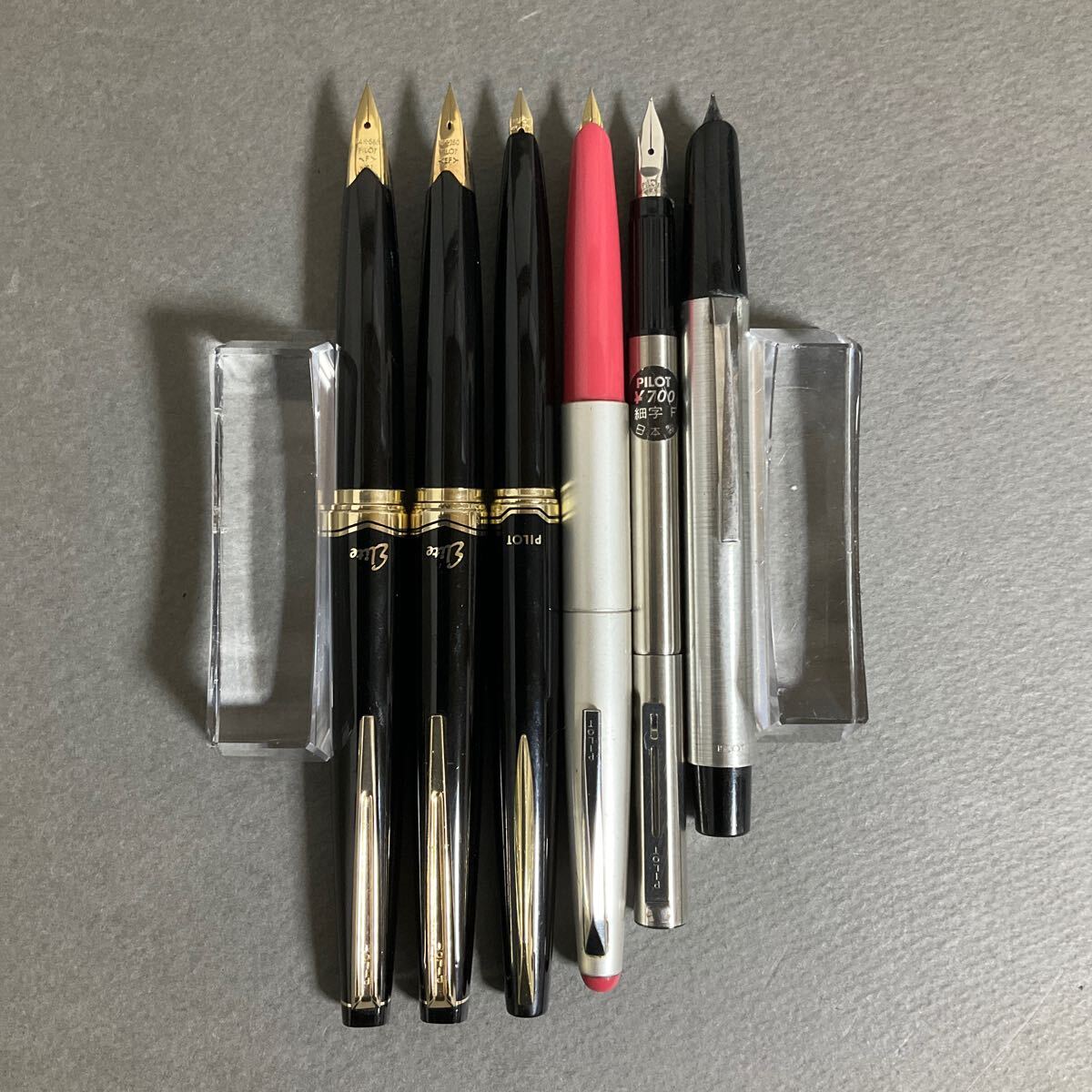 送料無料/現状販売品/PILOT/パイロット/万年筆/6本まとめセット/14K:3