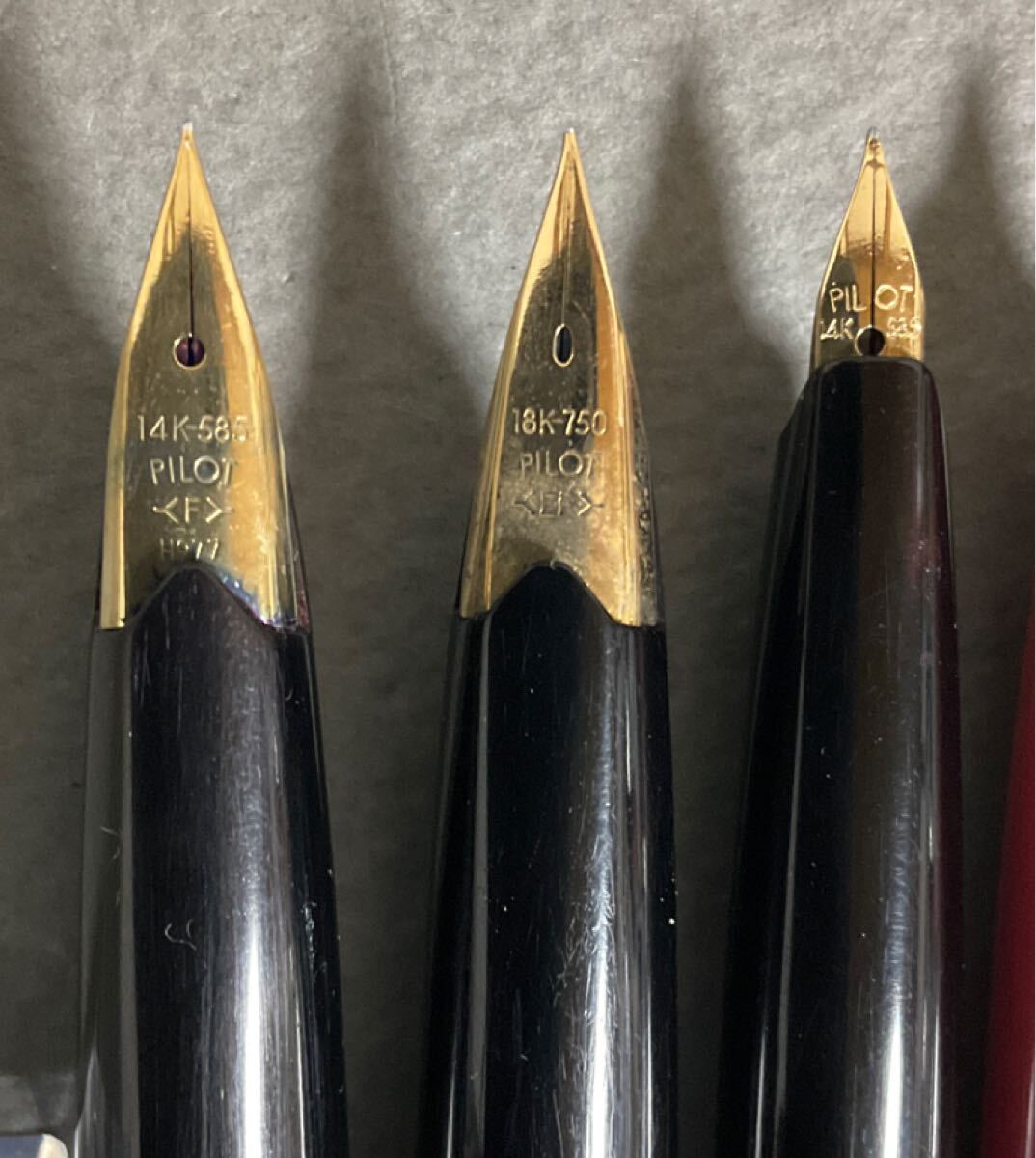 送料無料/現状販売品/PILOT/パイロット/万年筆/6本まとめセット/14K:3