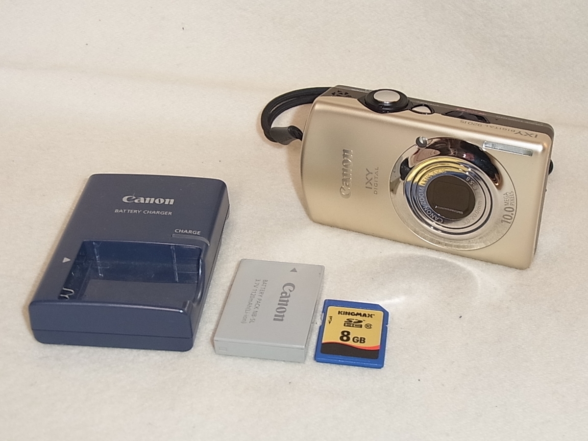 中古・動作品】IXY DIGITAL 920 IS ゴールド ✨動作品✨ CANON IXY 