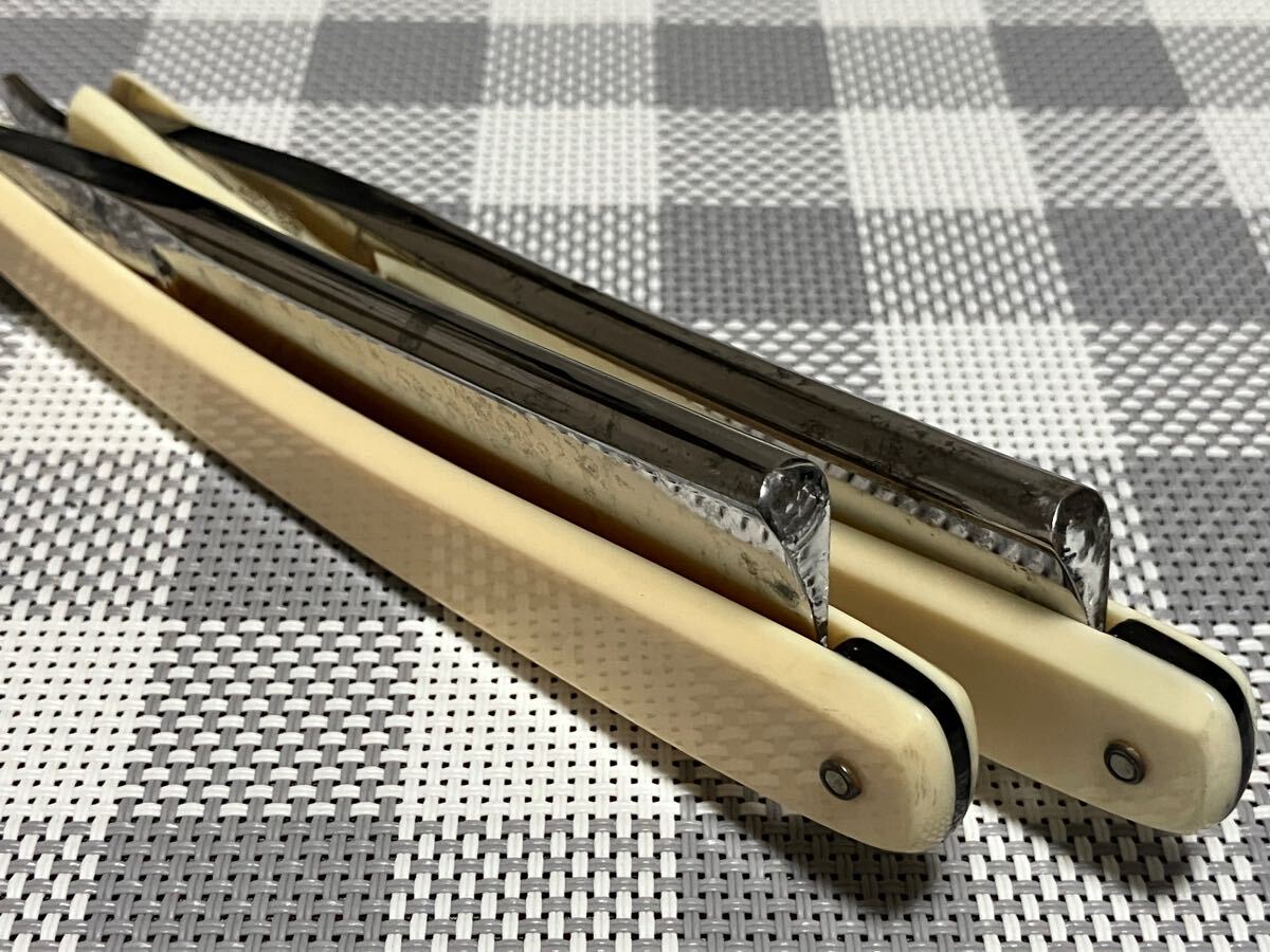 西洋剃刀 床屋 Razor 海外発送River Lake × 革砥 理容師 | セット 