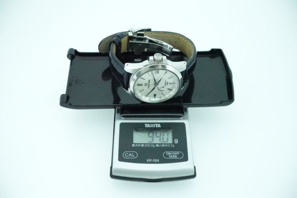 GRAND SEIKO 9R66-0AE0 スプリングドライブ SPRING DRIVE GMT GS グランド セイコー 自動巻き 稼動品 メンズ 腕時計 箱 ケース コマ_8