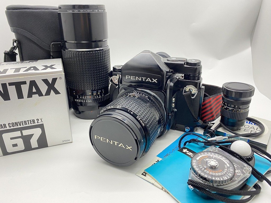 ☆超極上品☆ペンタックス PENTAX SMC 67 90mm F2.8 完動♪#1022 家電