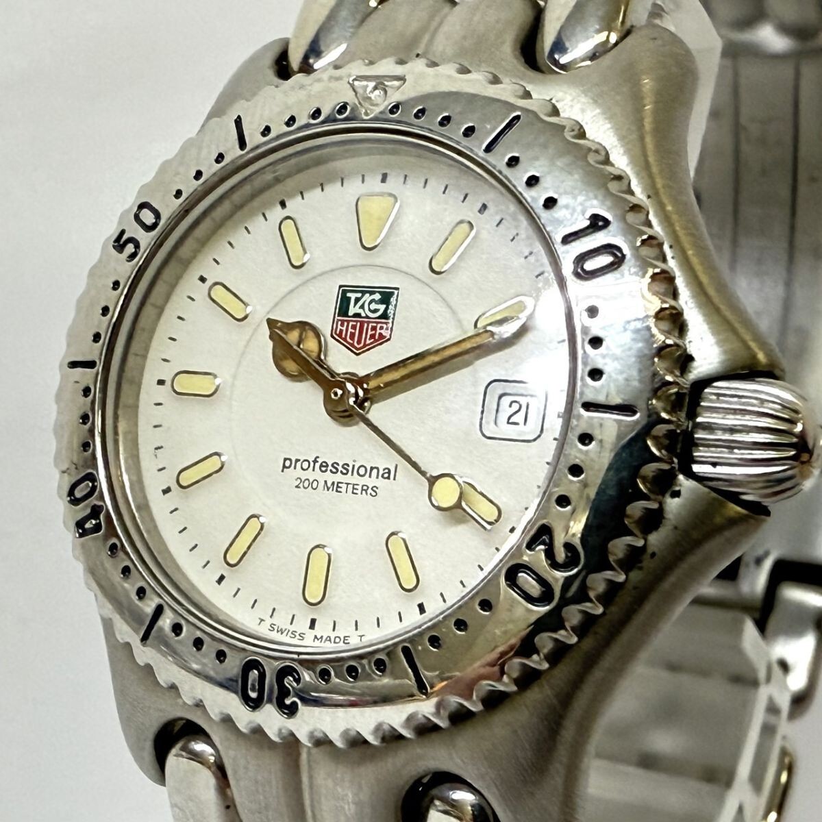 L838-H21-1891 【電池交換済み/稼働】 TAG HEUER タグホイヤー セル 
