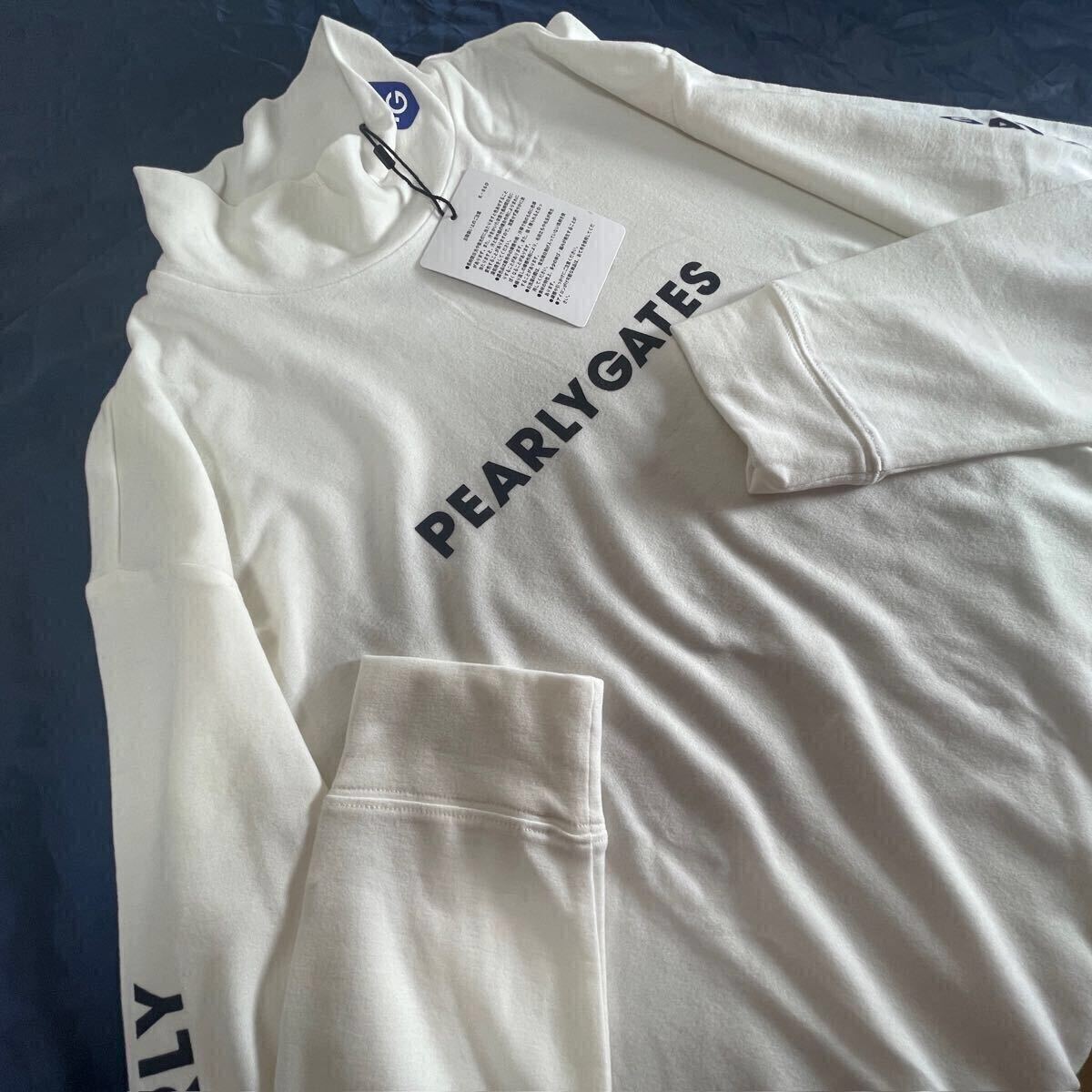 新入荷 本物 新品 44151 PEARLY GATES パーリーゲイツ/5(サイズL) 超人気 ソフトサーモベア天 モックネック長袖カットソー 蓄熱保温_3