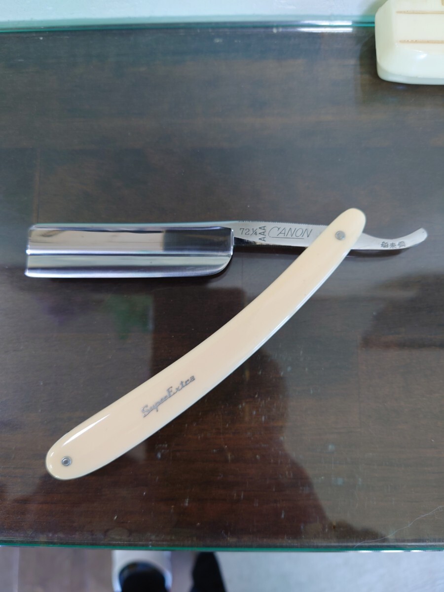 西洋剃刀　剃刀　日本製　新品　床屋　理容　美容　レザー　ドイツ　アンティーク　当時物　理容師_3