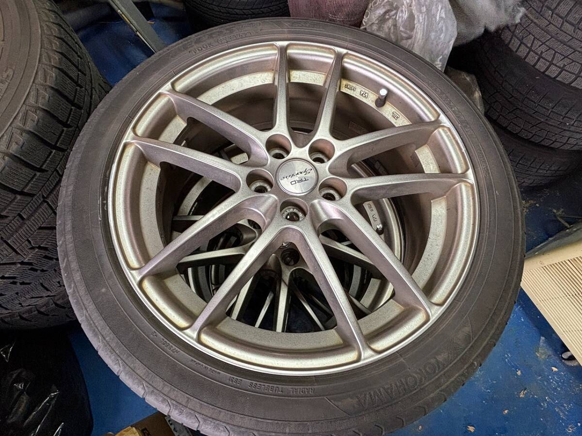 広島発★トヨタ純正オプション TRD SP6 17インチ アルミホイール 4本セット★30プリウス等対応_1