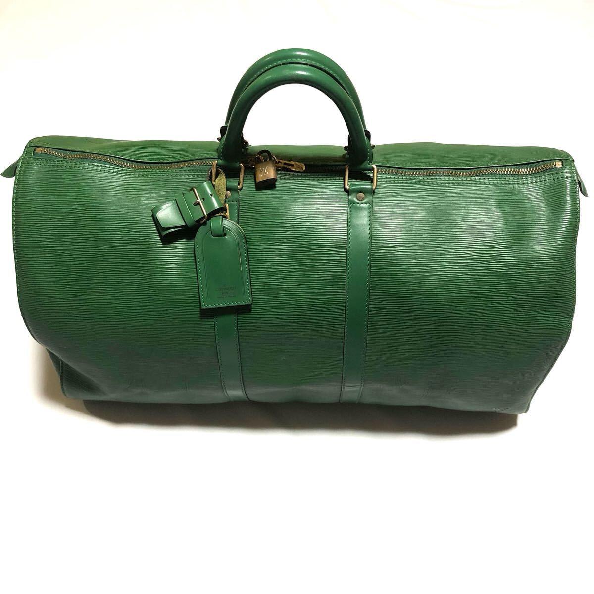 LOUIS VUITTON ルイヴィトン エピ キーポル60 ボストンバッグ ボルネオ