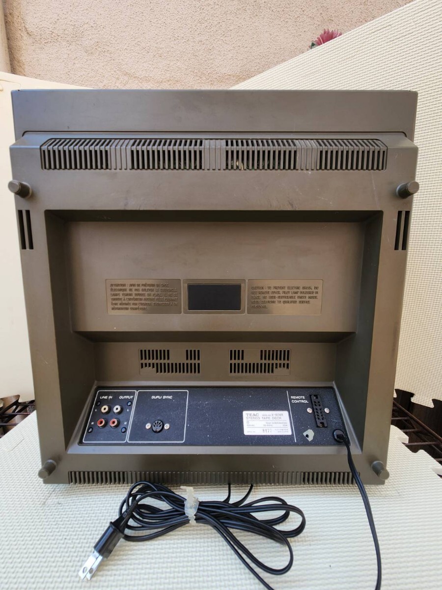 中古　TEAC X-1000R オープンリールデッキ　通電のみ確認 ティアック オーディオ機器_5