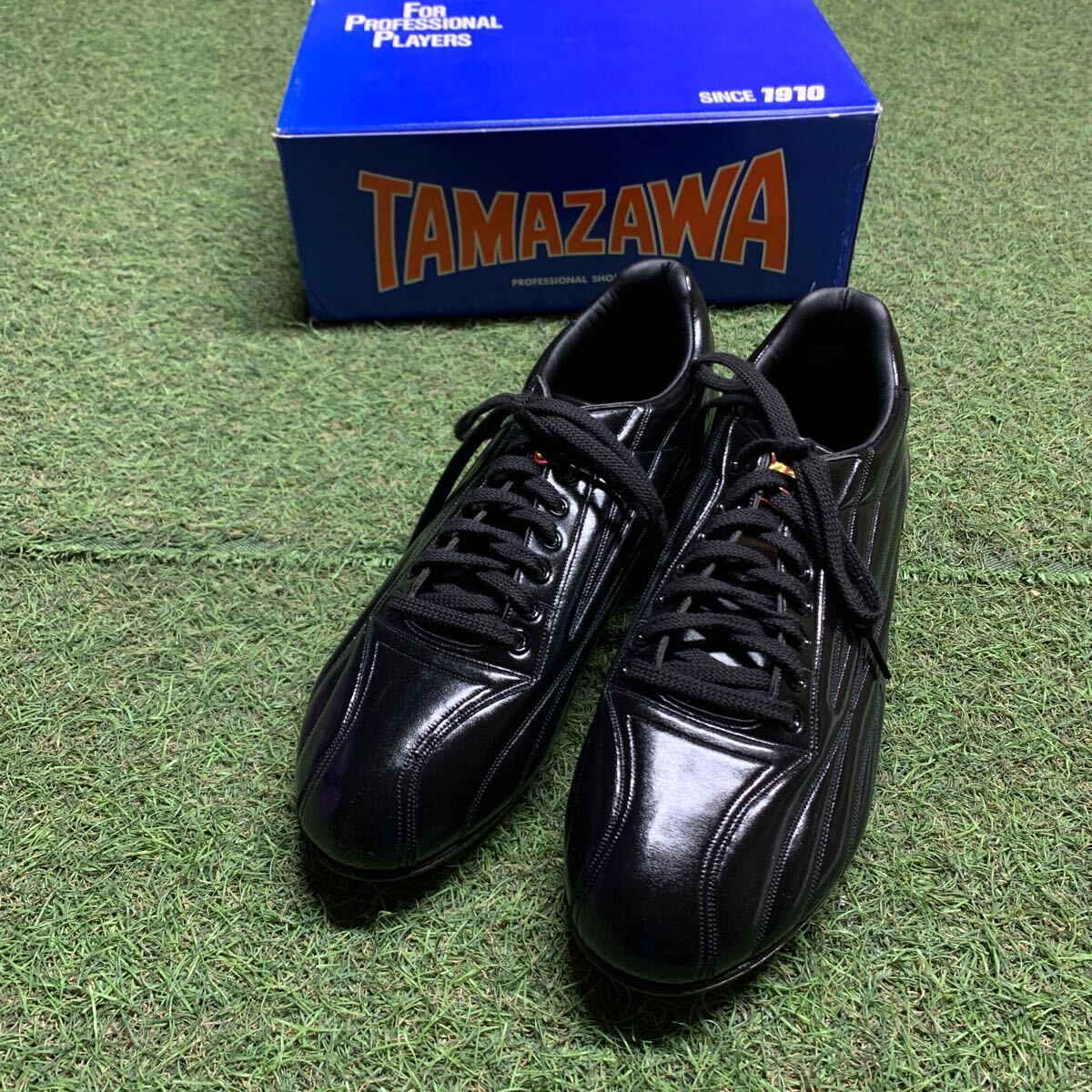 TM137-M05 TAMAZAWA 玉澤 タマザワ TSK-FS3N 樹脂底金具スパイク 28.5cm ブラック 野球 スポーツ 箱破れ有り 未使用 展示品 スパイク_1