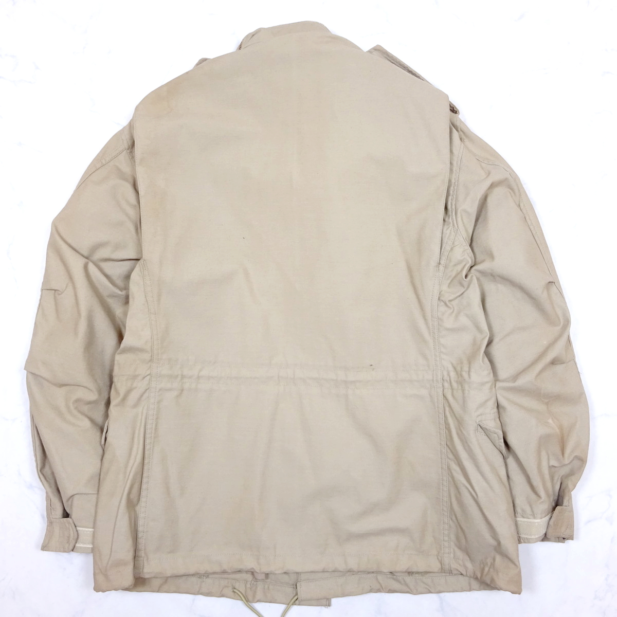 米国製 ALPHA INDUSTRIES M65 FIELD JACKET アルファ M65 フィールドジャケット M/R ライトカーキ ...