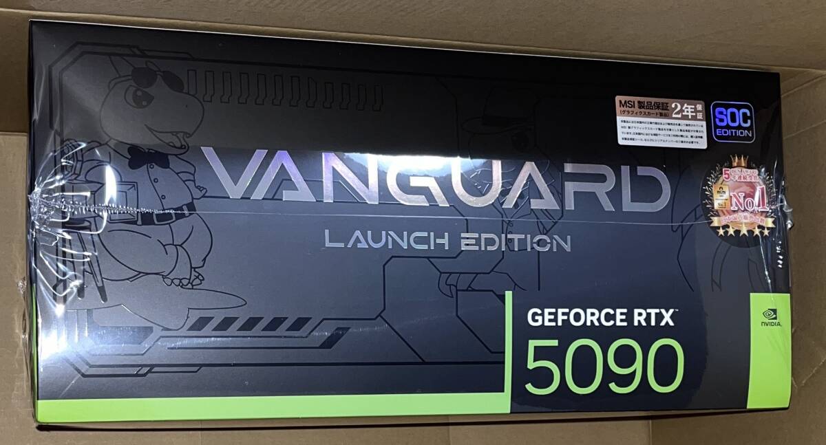 MSI GeForce RTX 5090 32G VANGUARD SOC LAUNCH EDITION グラフィックスカード_1