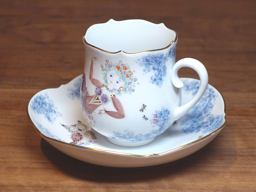 Meissen マイセン 2002年特別作品 W.Wachs金彩サイン入 真夏の夜の夢
