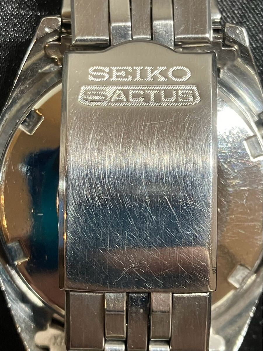 E/2017 セイコー 自動巻き 腕時計 6106-7510 SEIKO 5ACTUS SS_4