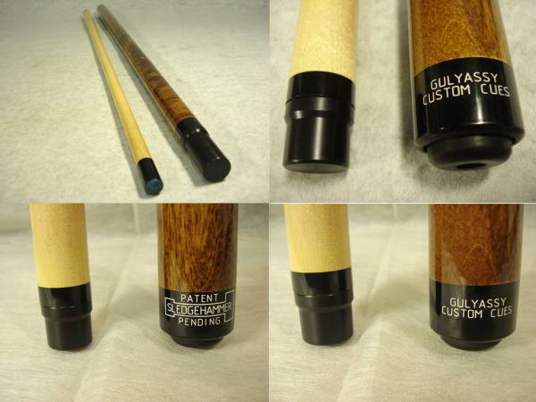 ビリヤード キュー GULYASSY CUSTOM CUES☆SLEDGEHAMMER ♯49-37