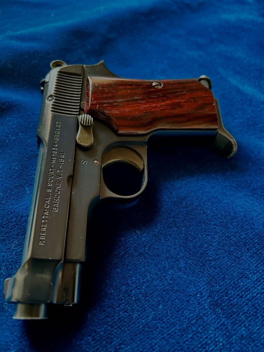 WA ベレッタ M1934 ブラックヘビーウエイト ガスブロ 木グリップ ブルーイング済み_1