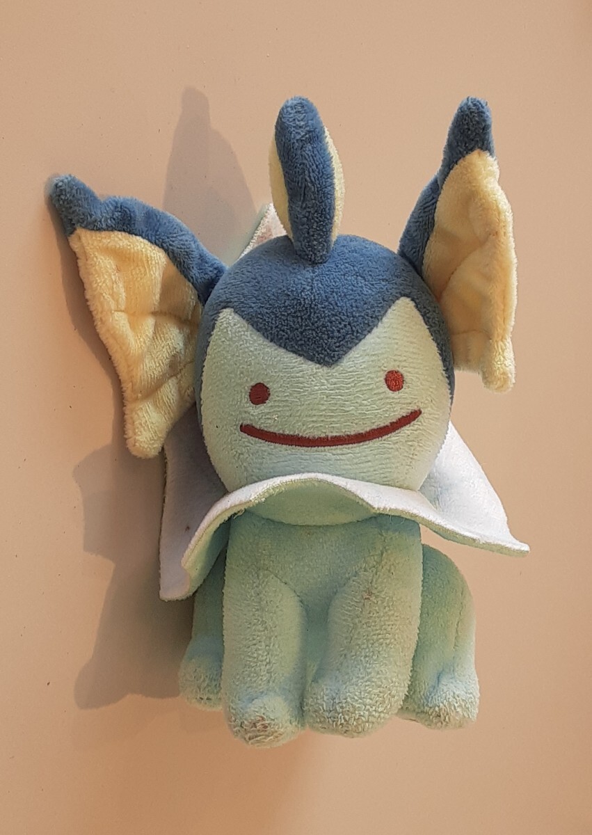 ポケモンセンター ヘンシンメタモン シャワーズ マスコット ぬいぐるみ