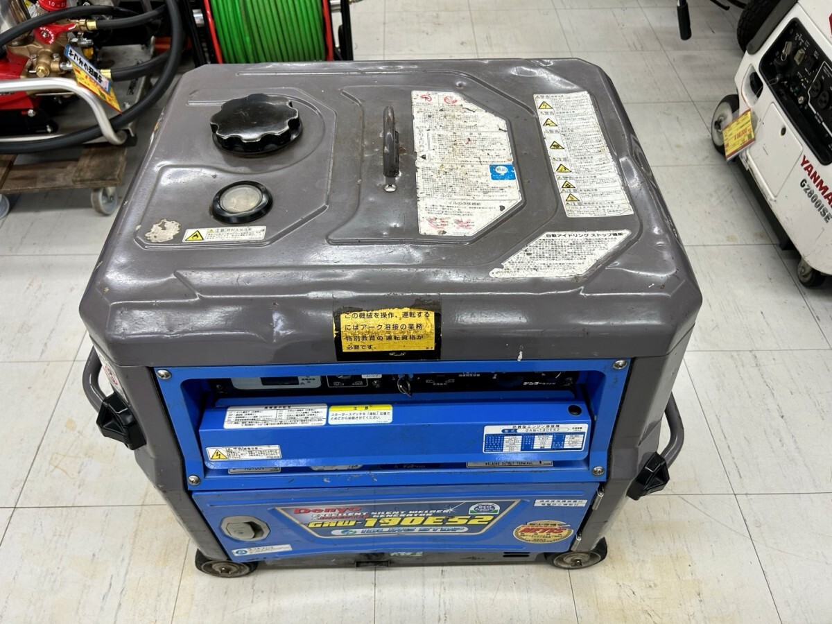 愛知 東海店】CI718【決算売切】Denyo エンジン 溶接発電機 GAW-190ES2