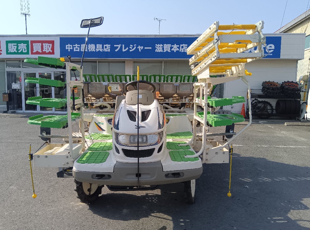 滋賀）ヤンマー ディーゼル乗用田植機 VP80D 8条植え 使用時間546h