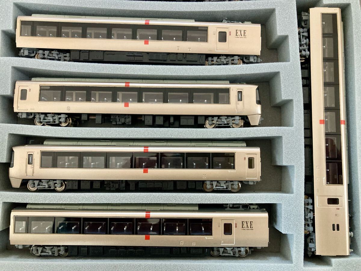 ジャンク マイクロエース A6594 A6595 小田急ロマンスカー 30000形 EXE 基本＋増結 合計10両セット_5