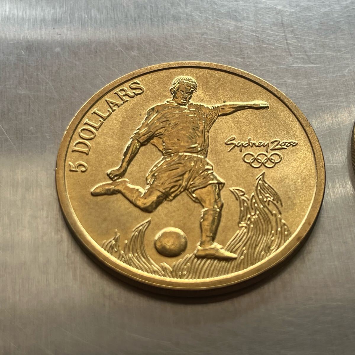 シドニーオリンピック記念 5オーストラリラドル硬貨 2枚_2