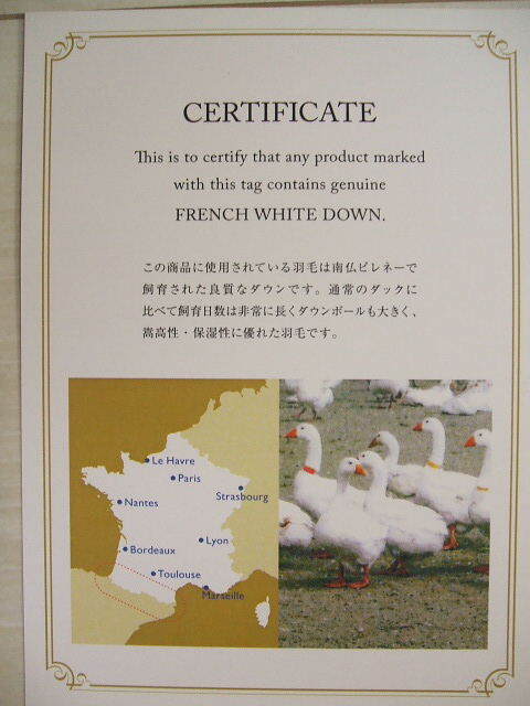 新品＊専門店用＊１，３キロに増量＊二層８０超長綿生地＊五ッ星＊ロイヤル＊フランス産ビッグダウン９３％＊羽毛布団（シングル＊ピンク）_9