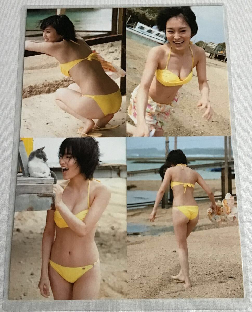 「 山本彩 」写真集 / 100μm ラミネート 雑誌 切り抜き 6P B5 グラビア /アイドル コレクション/ やまもとさやか y510_8