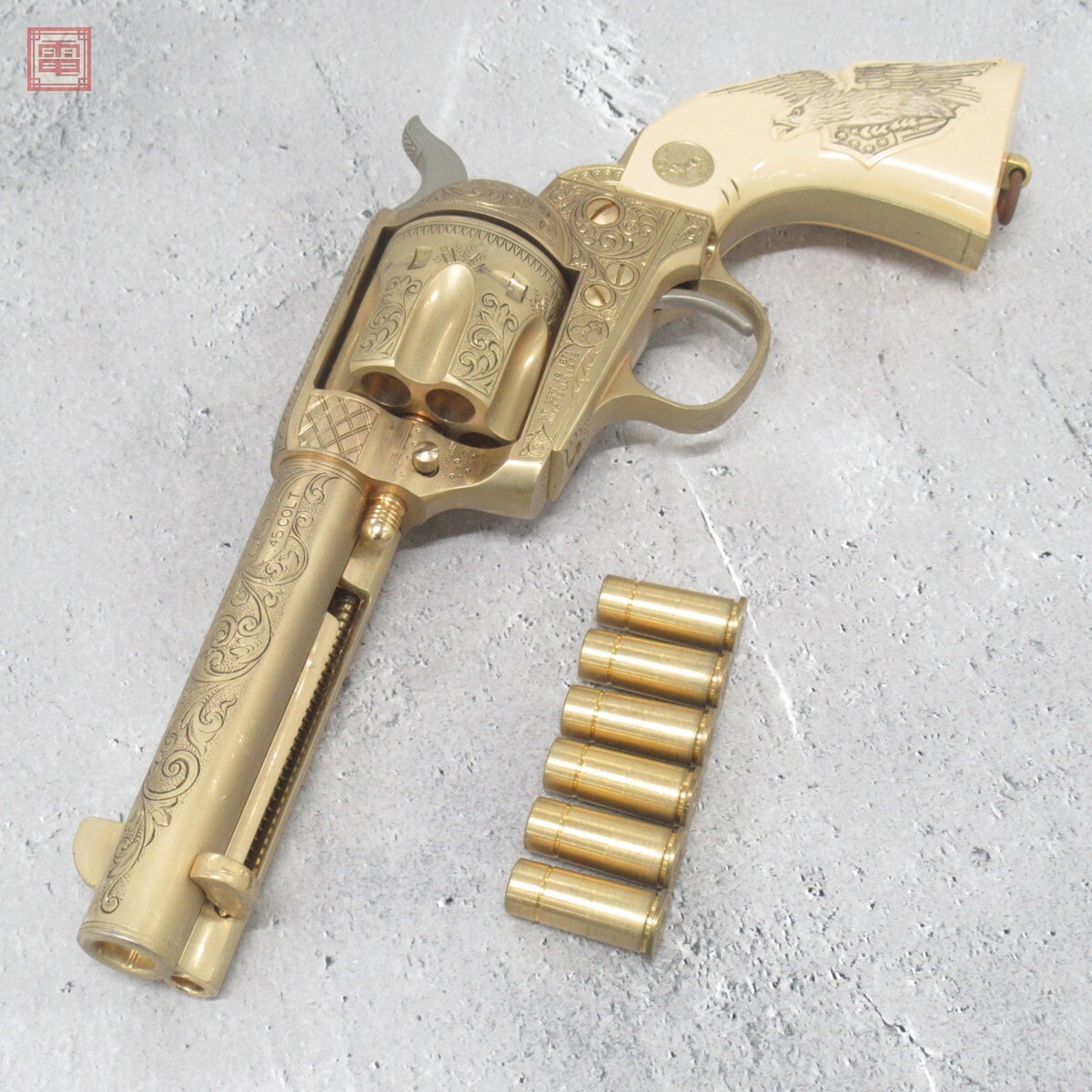 フランクリンミント 金属製モデルガン コルト SAA パットン将軍 SMG