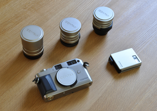 CONTAX G1 20周年記念キット レンズ3本セット 木箱 コンタックス