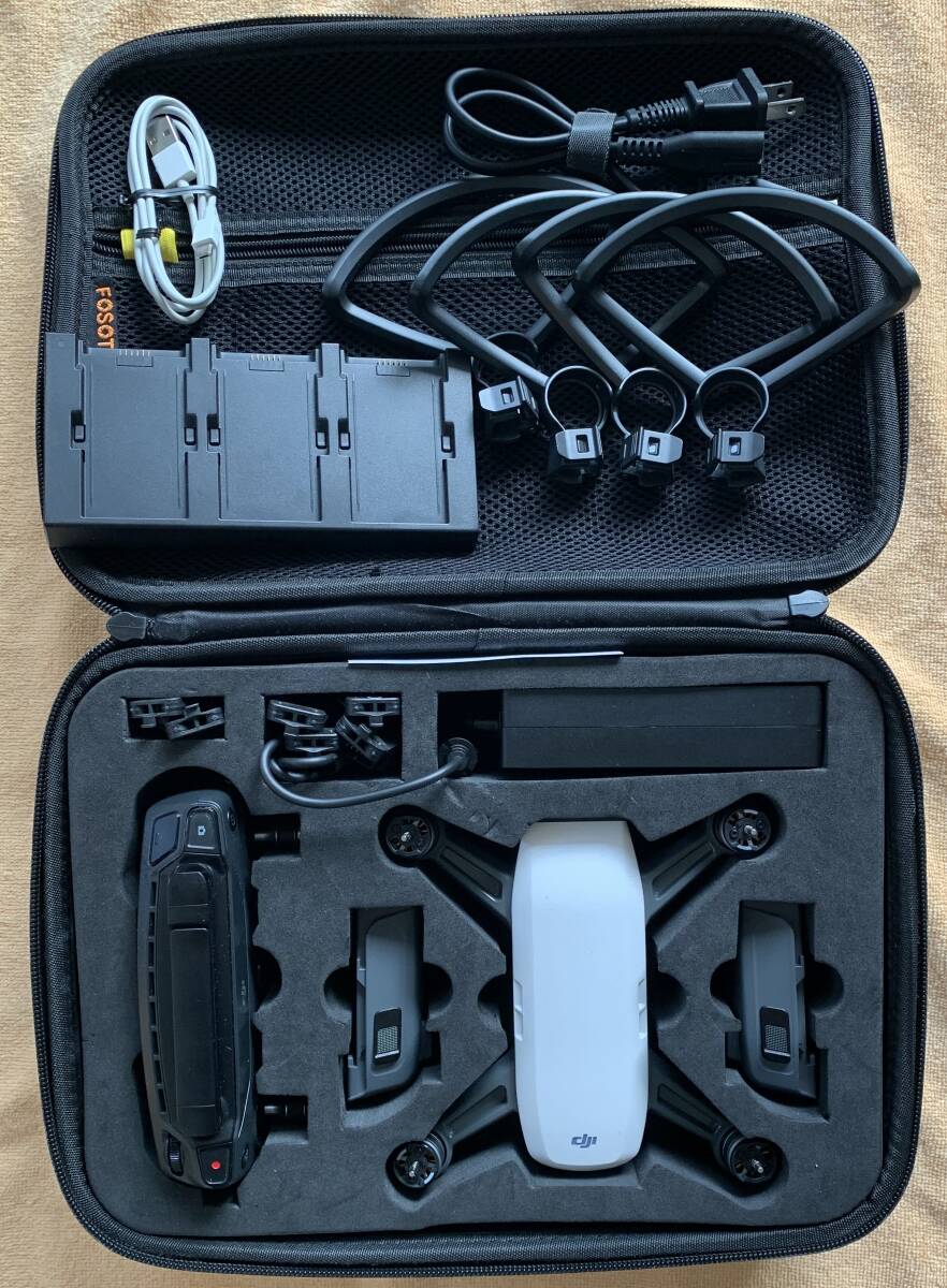 【バッテリー３個】DJI SPARK（ホワイト） ドローン動作中古品_1