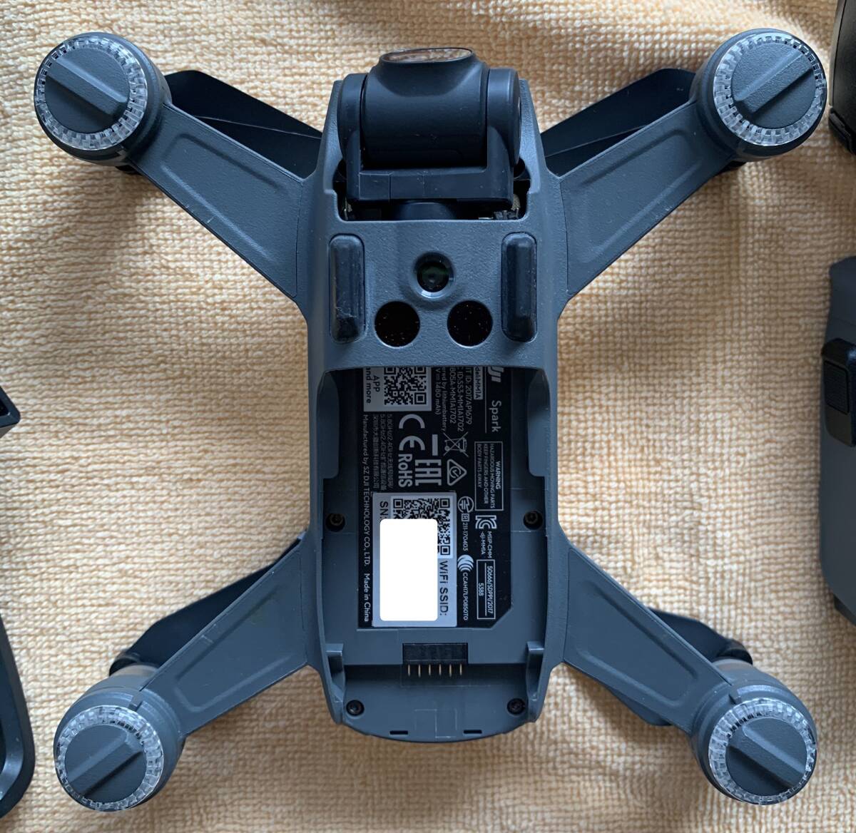 【バッテリー３個】DJI SPARK（ホワイト） ドローン動作中古品_4