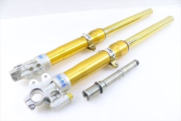 gpz900r OHLINS フロントフォーク 1円スタート:GPZ900R[05社外OHLINS オーリンズ フロントフォーク]検