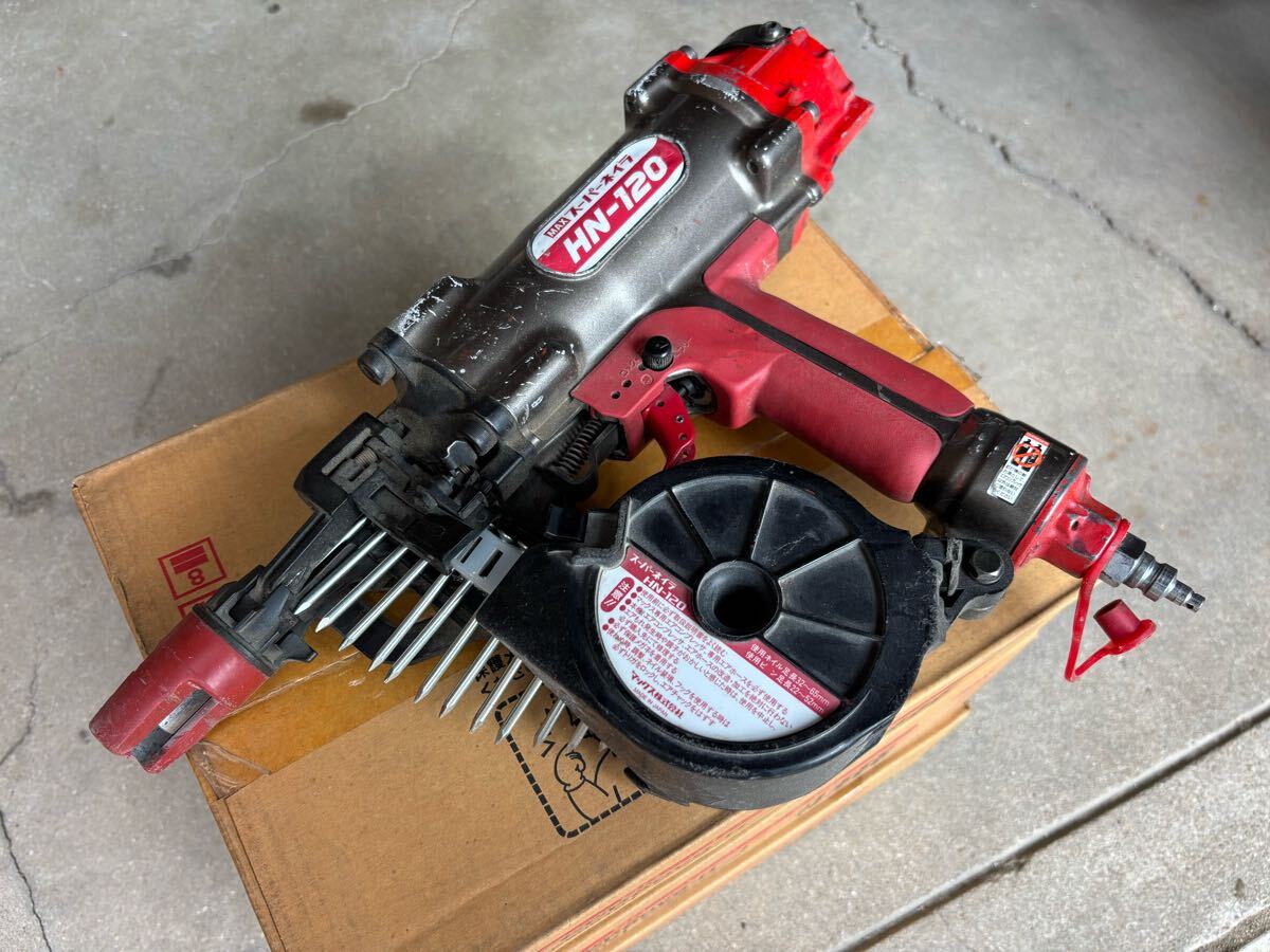 MAX マックス 高圧釘打ち機 HN-120 釘セット_1
