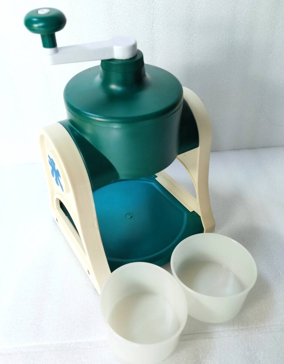 ★未使用＆箱あり★町のこおりやさん★手動★手回し式★かき氷機/氷削り器★送料無料★_2