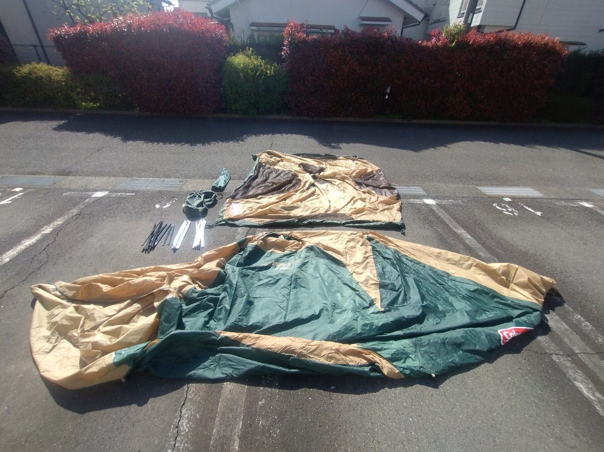 (訳あり中古)コールマン　タフドーム　Tough Dome/3025　＋グランドシート、インナーシート_2