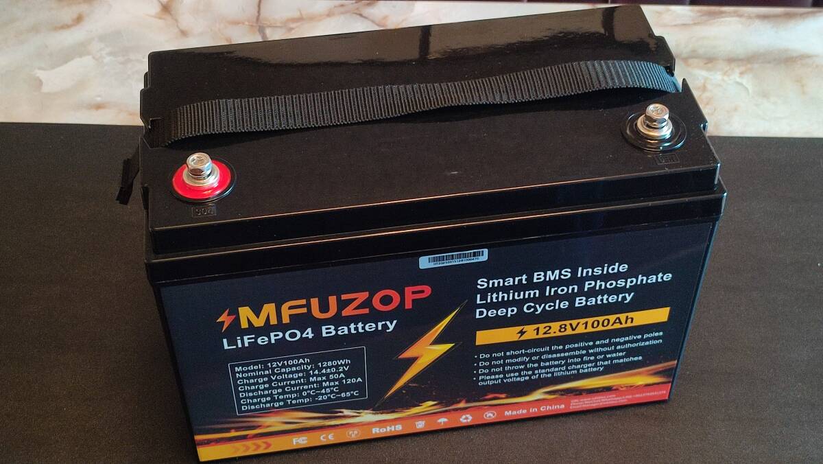 □1円スタート 新品□ MFUZOP 12V 100Ah LiFePO4 リン酸鉄リチウム 