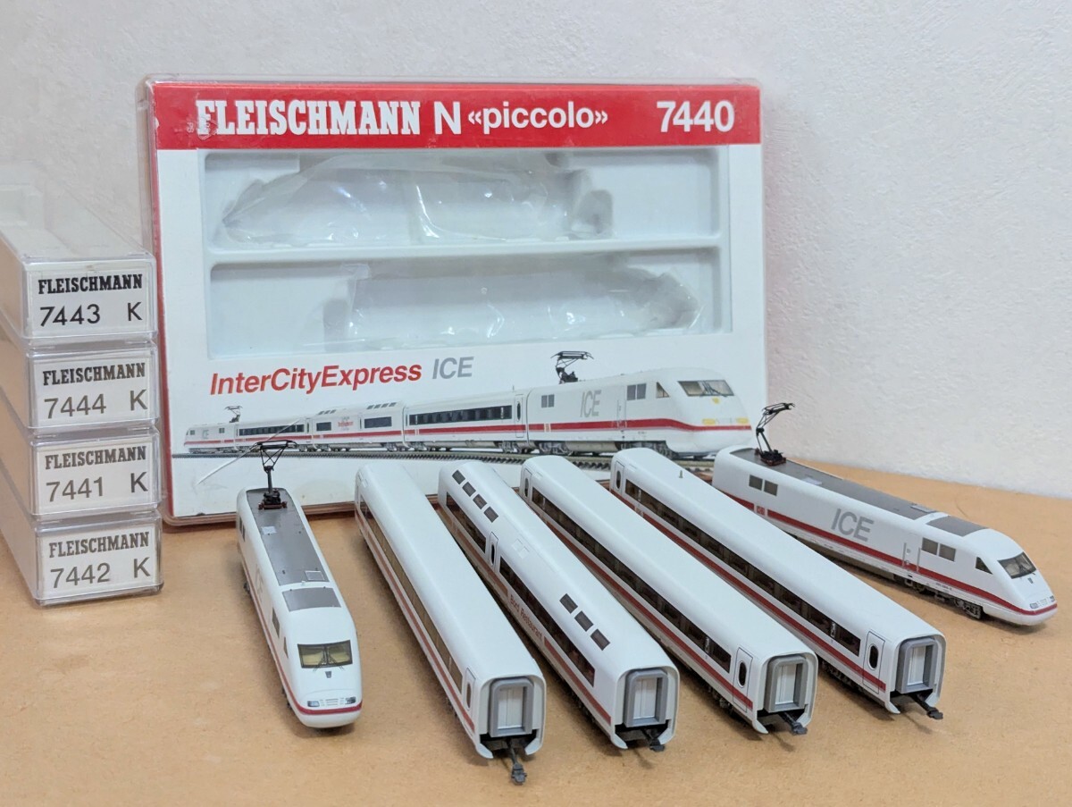 FLEISCHMANN DB ドイツ国鉄 ICE1 旧塗装・新DBロゴ仕様6両セット 7440