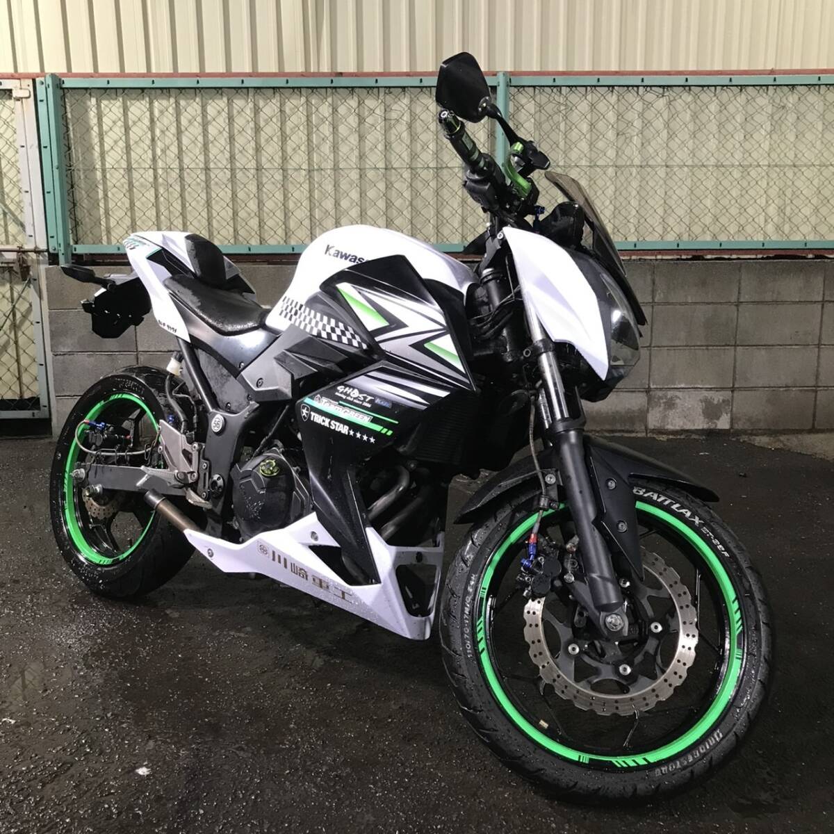 Eページ　250 カワサキ Z250 ER250C 20889km エンジン実働 書類あり 大阪より