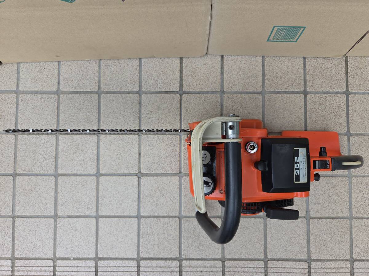 動作確認 分解清掃済 ECHO 共立 エコー エンジン チェーンソー CS362 14インチ(35cm) 35.8cc_2