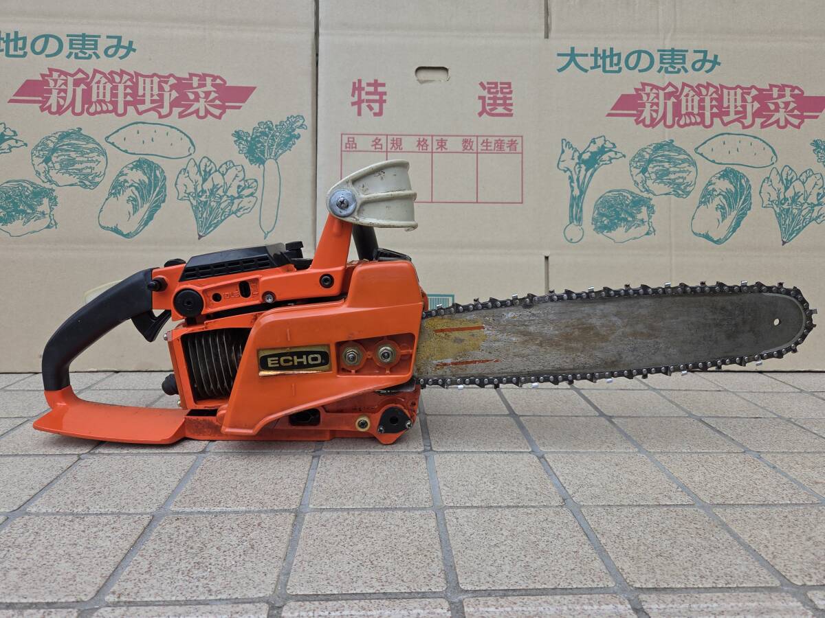 動作確認 分解清掃済 ECHO 共立 エコー エンジン チェーンソー CS362 14インチ(35cm) 35.8cc_3